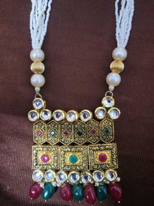 Beautiful kundan Golden Oxidised premium jewellery
