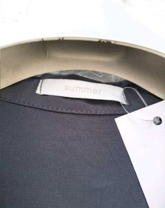 Korean Baggy Satin Button-Up Shirt