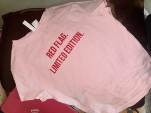 Pink "Red Flag. Limited Edition" T-Shirt