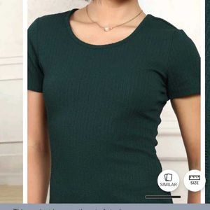 M size Elegant Dark Green Sheath Dress