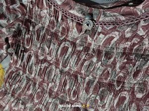 Pink Printed Top