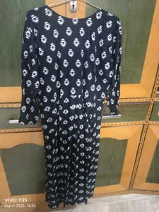 stylish Black Indowestern Maxi Dress / Gown Kurti
