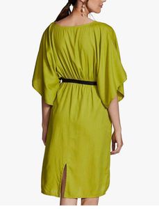 Chic Lime Green Kaftan Dress