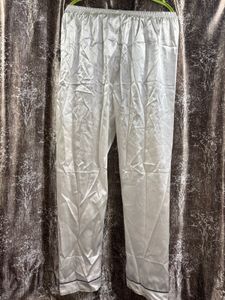 Satin Pajama Set - White