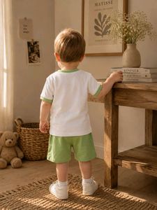 Cute Crocodile T-shirt &amp; Shorts Set