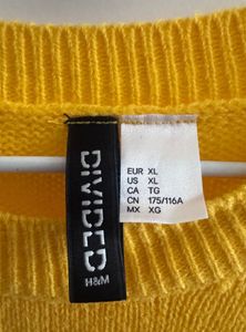 H&amp;M - Yellow Knit Sweater