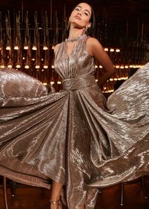Elegant Halter Maxi Dress