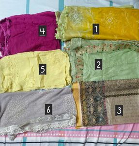 9 Pc Dupatta Set