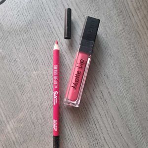 Swiss Beauty Matte Liquid Lipstick & Liner