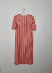 Lovely Orange Striped Kurta🤩