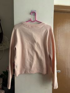 H&amp;M Light Pink Button-Up Cardigan