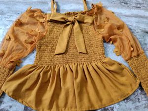 Smocked Peplum Top 💥
