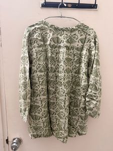 Stylish Printed Cotton Kurta plus size