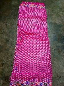 Pink &amp; White Patterned Fabric