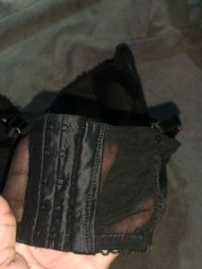 Black Lace Corset Bralette