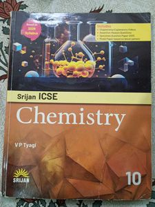 Srijan ICSE Chemistry Class 10 Book