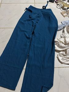 Teal Palazzo Pants28-32Tie at the waist