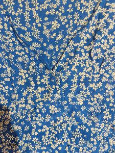 Blue Floral Maxi Dress