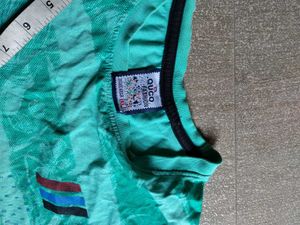 Green Graphic Print 2:T-Shirts