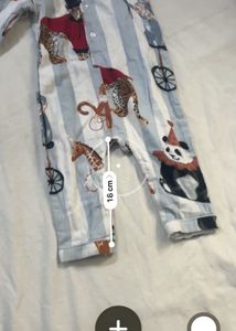Cute Circus Print Baby Jumpsuit