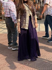 purple dress set