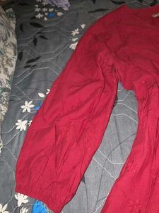 Westside Short Red cotton kurta