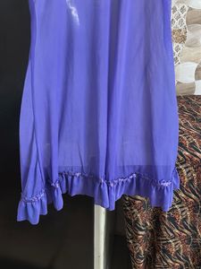 Sheer Purple Babydoll Nightie