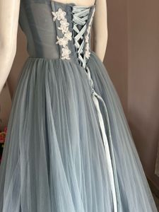 FIXED PRICE Blue Tulle Ballgown
