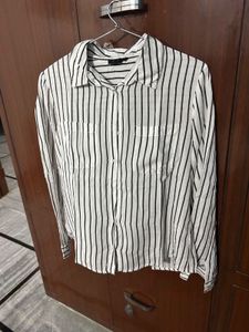 Classic Striped Button-Up Shirt