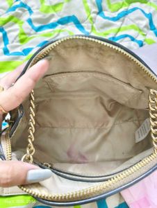 Van Heusen beige Shoulder Bag with Gold Chain