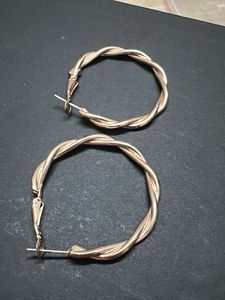 Twisted Hoop Earrings