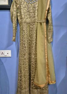 Elegant Embroidered Anarkali Suit