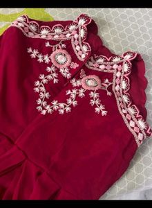 Beautiful Thread And Hand Work Dress