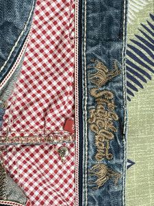 Distressed Blue Denim Shorts