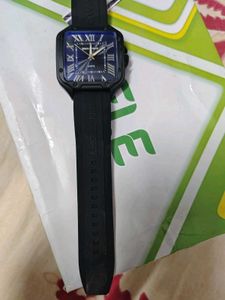 Stylish Blue Dial Watch