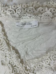 Ladies Simply Beautiful Off White Zara Dress