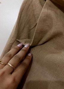 Tan Straight Leg Pants