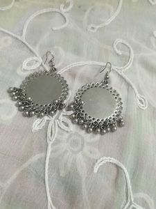 Mirror Mandala Drop Earrings
