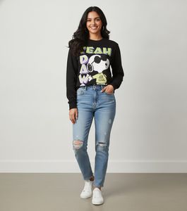 Peanuts Snoopy "Yeah Dawg" Graphic Sweatshirt