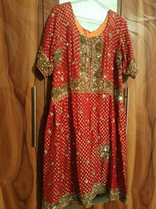 Stunning Red Kurta Set with Dupatta