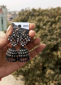 Floral Jhumka Earrings