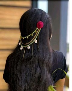 Boho Chic Shell &amp; Coin Hair Chain