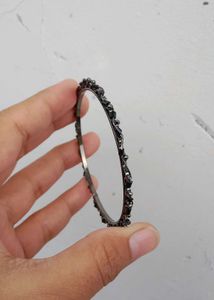 Black Beaded Bangles (Set)