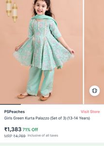 Pure Cotton Anarkali Dress With Dupatta