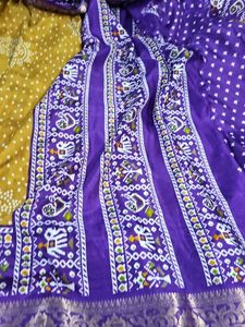 Elegant Bandhani Print Saree