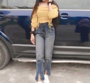 combo++2 tops ....Rusty Orange Ruched Front Top