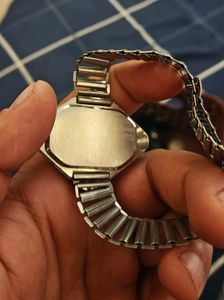 Diamond case yellow fume custom watch