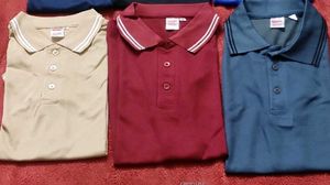 S size (3) polo tees