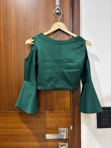 boutique stiched-crop top and stylish pants