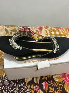 Black Embellished Bellies